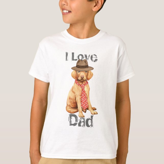 Vizsla-Vater T-Shirt (Vorderseite)