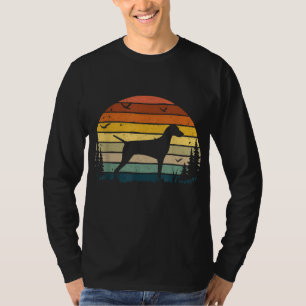 Vizsla Vintage Retro Mama Papa Hund Haustierliebha T-Shirt