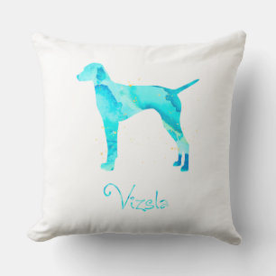 Vizsla Watercolor Design Kissen