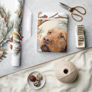 Vizsla Weihnachten Geschenkpapier