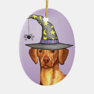 Vizsla Witch Keramikornament