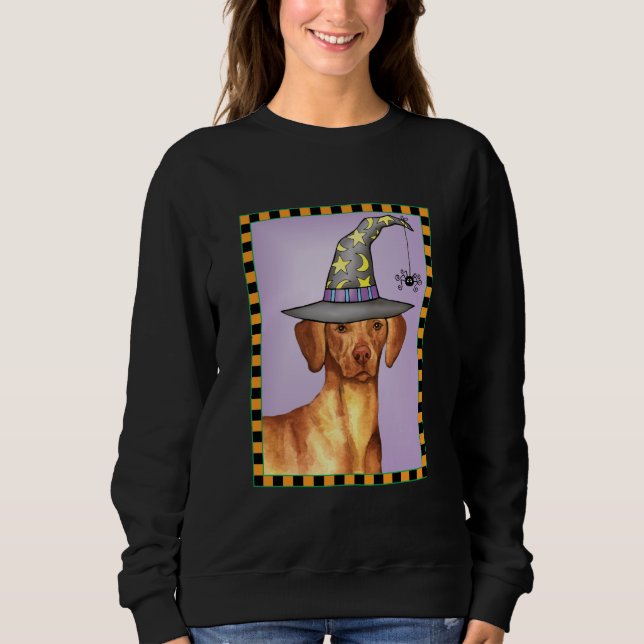 Vizsla Witch Sweatshirt (Vorderseite)