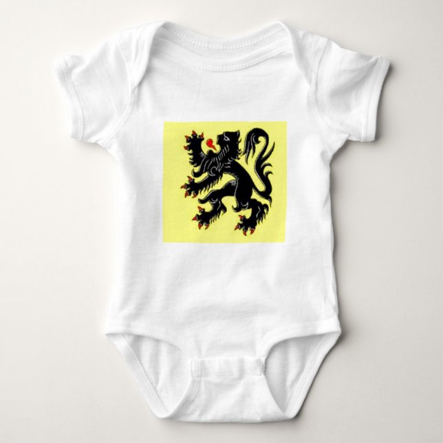 vlaamse leeuw baby strampler (Vorderseite)