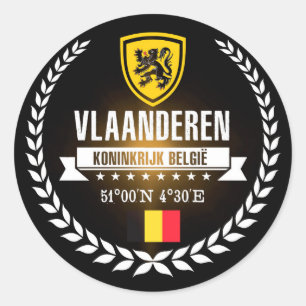 Vlaanderen Runder Aufkleber
