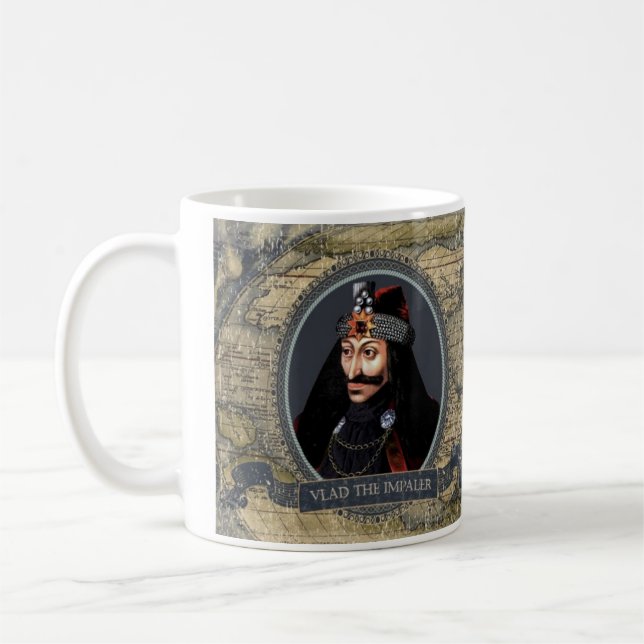 Vlad die Impaler historische Tasse (Links)