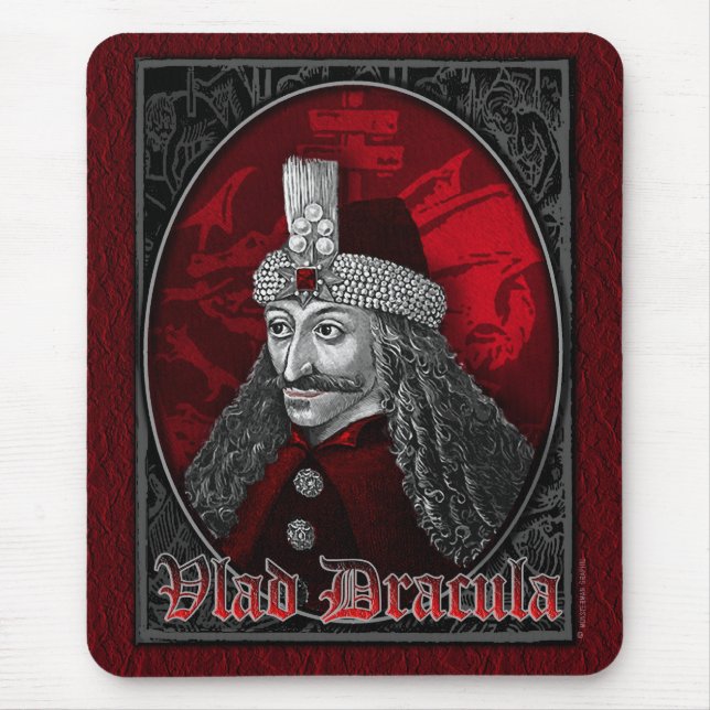 Vlad Dracula gotisch Mousepad (Vorne)