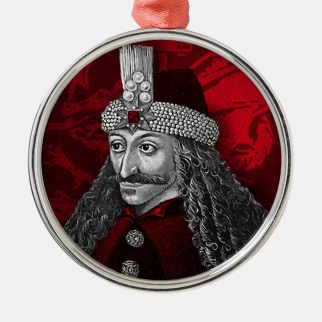 Vlad Dracula gotisch Ornament Aus Metall (Vorne)