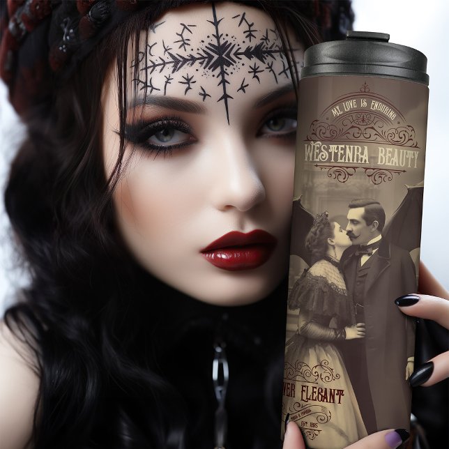 Vlad Draculas Kiss Gothic Viktorianisch Beauty Thermosbecher (Von Creator hochgeladen)