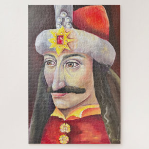 Vlad Tepes Dracula Rumänisches Kulturerbe-Poster Puzzle