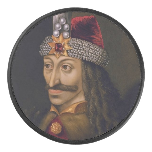 Vlad Tepes: Impaler, Dracula Dragon Prince Voivode Eishockey Puck (Vorderseite)