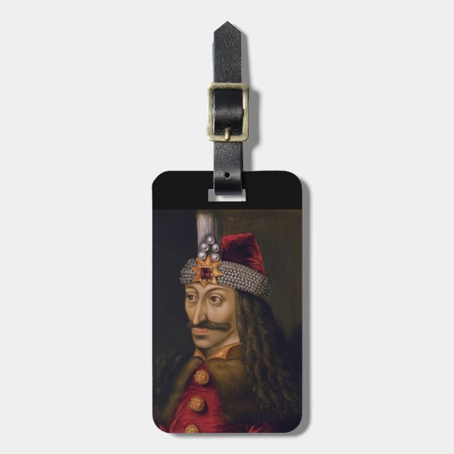 Vlad Tepes: Impaler, Dracula Dragon Prince Voivode Gepäckanhänger (Vorderseite vertikal)