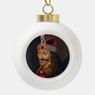Vlad Tepes: Impaler, Dracula Dragon Prince Voivode Keramik Kugel-Ornament