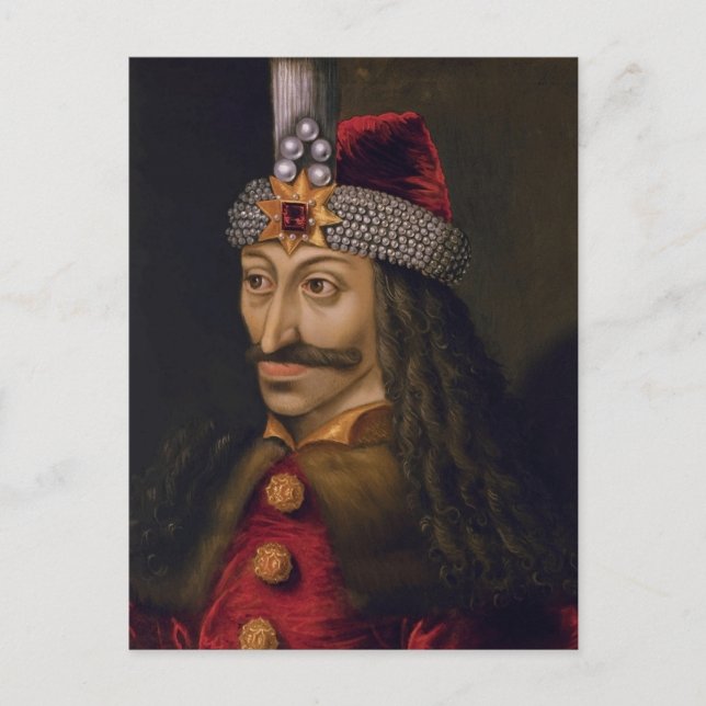 Vlad Tepes: Impaler, Dracula Dragon Prince Voivode Postkarte (Vorderseite)