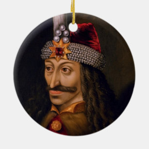 Vlad tepes Impaler Voivode Portrait Dracula Histor Keramik Ornament