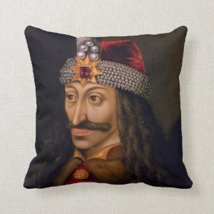 Vlad tepes Impaler Voivode Portrait Dracula Histor Kissen