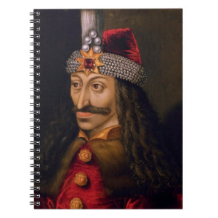 Vlad tepes Impaler Voivode Portrait Dracula Histor Notizblock