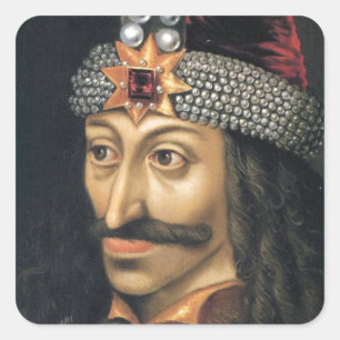 Vlad Tepes [Zählung Dracula] Quadratischer Aufkleber