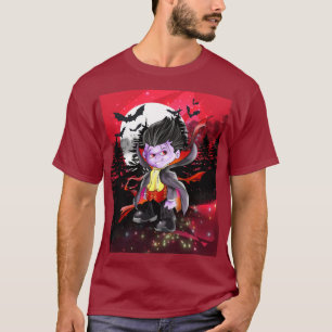Vladimir, das Vampire auf Rot T-Shirt