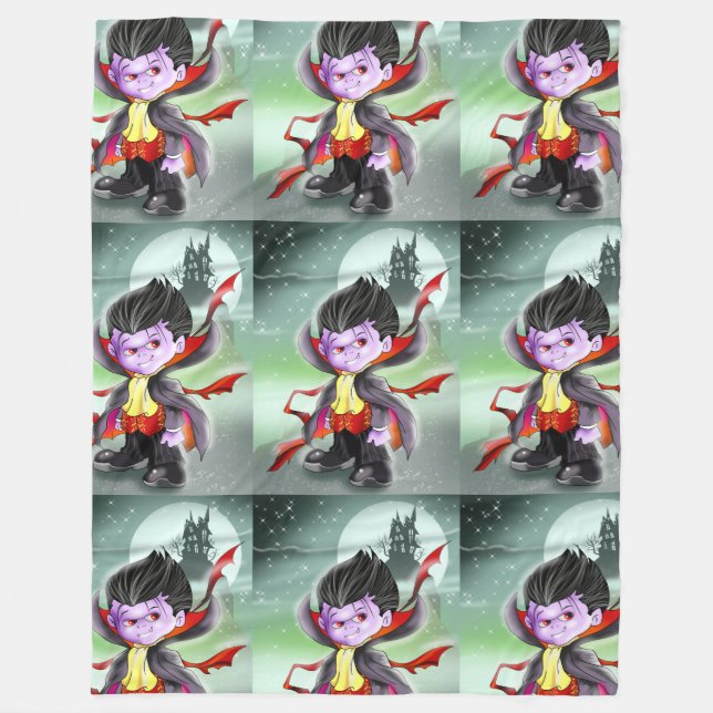 Vladimir das Vampire Blanket Fleecedecke (Vorderseite)