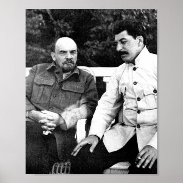Vladimir Lenin And Joseph Stalin Poster (Vorne)