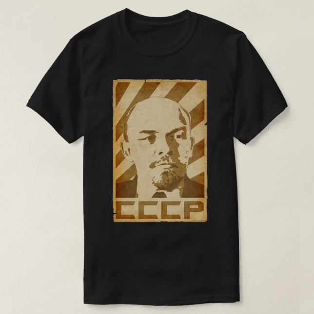 Vladimir Lenin CCCP Propaganda T-Shirt (Design vorne)
