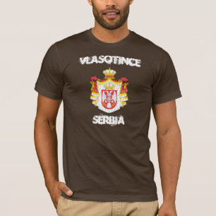 Vlasotince, Serbien mit Wappen T-Shirt