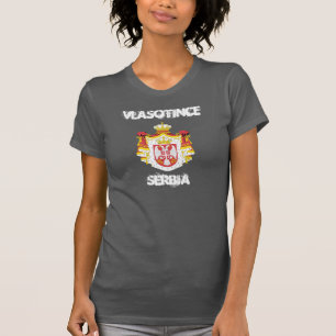Vlasotince, Serbien mit Wappen T-Shirt