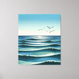 Vleugels boven de Golven Leinwanddruck