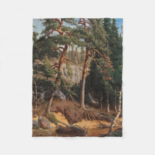 Vliesdecke "im Wald" Fleecedecke