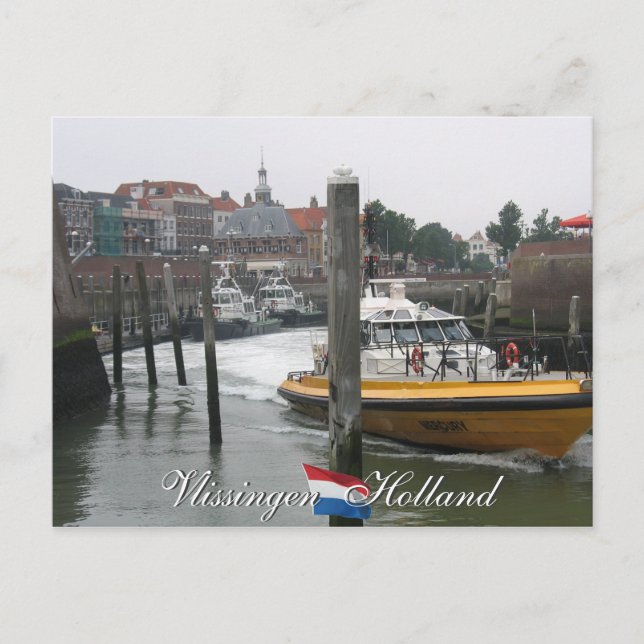 Vlissingen Pilot Boat Holland Postcard Postkarte (Vorderseite)