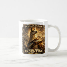 VLLC Orgullosamente Argentino Llama Mate Patriotic Kaffeetasse