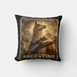 VLLC Orgullosamente Argentino Llama Mate Patriotic Kissen