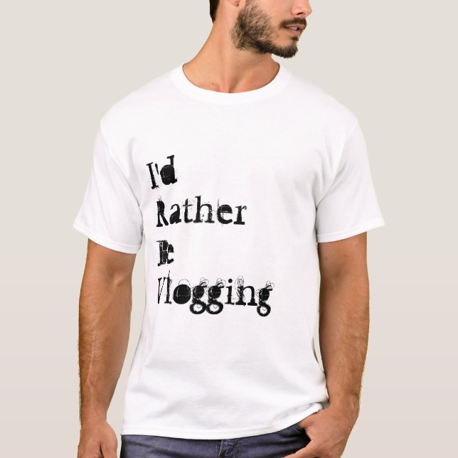 Vlogging T-Shirt (Vorderseite)