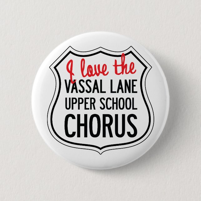 VLUS Chor knöpfen Button (Vorderseite)