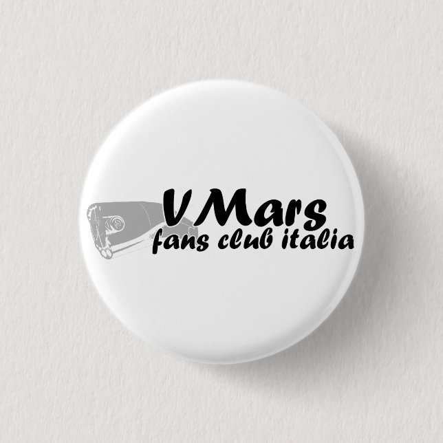 VMars Knopf b&w Button (Vorderseite)