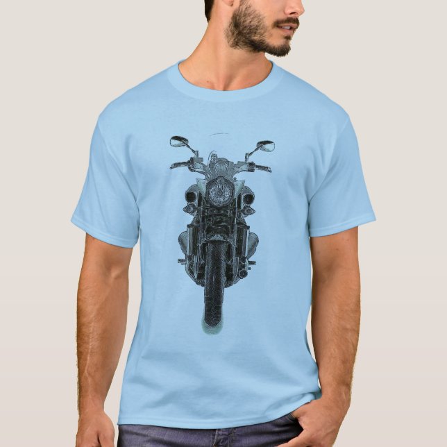 VMax Motorrad-Vintager T - Shirt (Vorderseite)