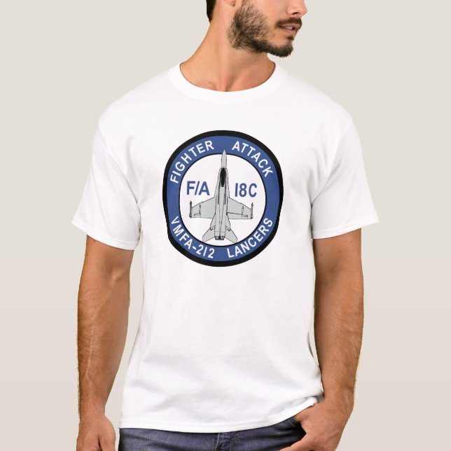 VMFA 212 Lancers T-Shirt (Vorderseite)