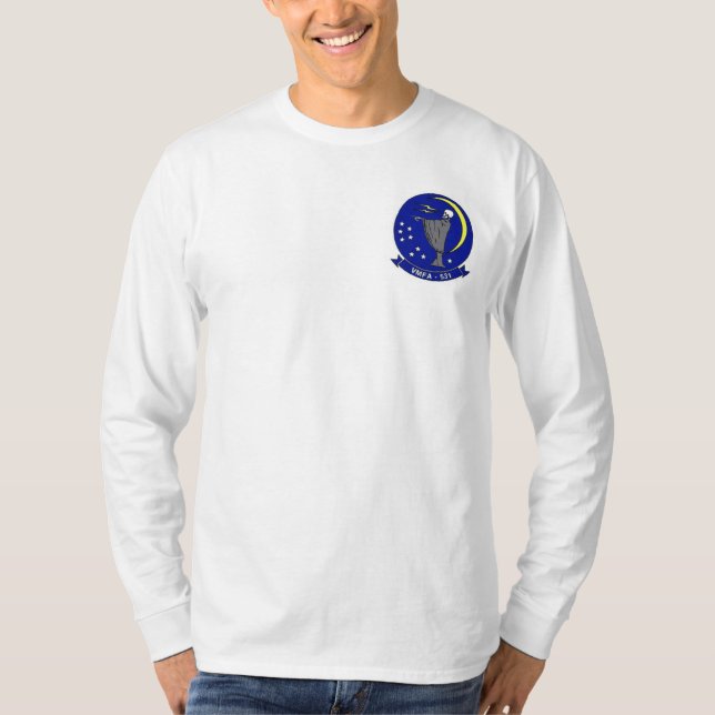 VMFA-531 "Graue Geister" Langschläfer-T-Shirt T-Shirt (Vorderseite)