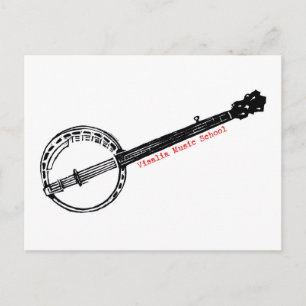 VMS Banjo Postcard Postkarte