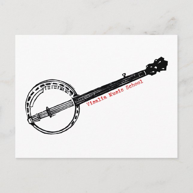 VMS Banjo Postcard Postkarte (Vorderseite)