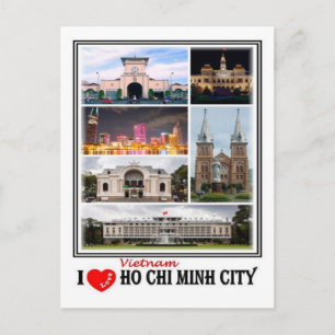 VN Vietnam - Ho Chi Minh City - Postkarte