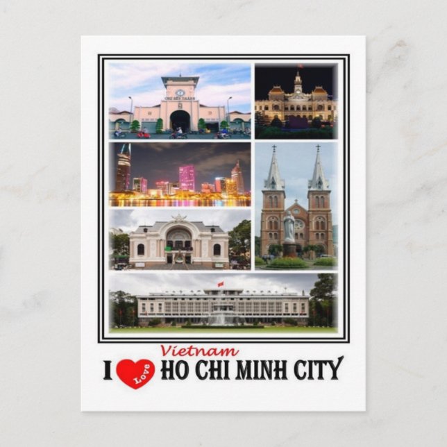 VN Vietnam - Ho Chi Minh City - Postkarte (Vorderseite)