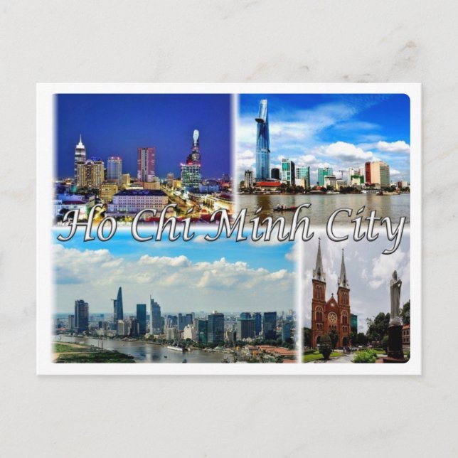 VN Vietnam - Ho Chi Minh City - Postkarte (Vorderseite)