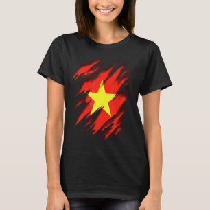 Vnm vietnamesische Flagge vietnamesisch T-Shirt