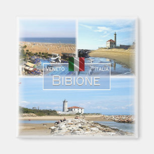 VNT021 BIBIONE, Mosaik, Venetien, Italien, Kühlsch Magnet