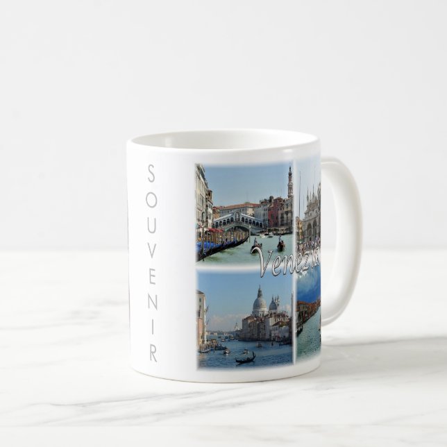 VNT024 VENICE, Mosaik, Venetien, Italien, Kaffeetasse (VorderseiteRechts)