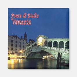 VNT025 VENICE, Rialto Bridge, Italien, Kühlschrank Magnet