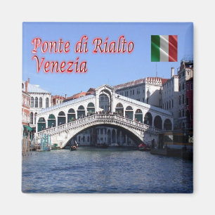 VNT026 VENICE, Rialto Bridge, Italien, Kühlschrank Magnet