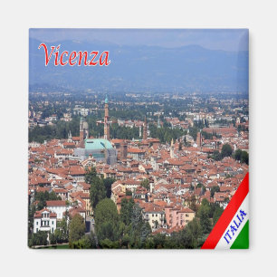 VNT074 VICENZA, Venetien, Italien, Kühlschrank Magnet