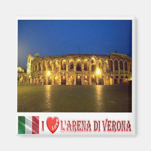 VNT095 VERONA, ARENA I Liebe, Venetien, Italien, K Magnet